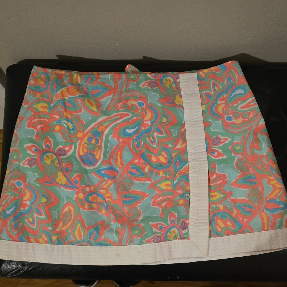Lilly Pulitzer Colorful Paisley Mini Skirt